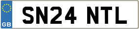 Truck License Plate